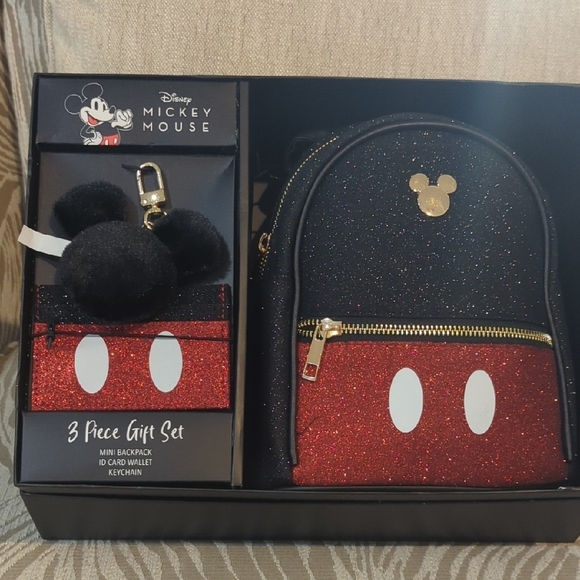 Disney Mickey Mouse  Backpack Set - Black and Red - New main image 5